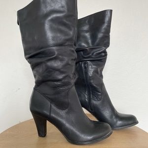 BCBG Black Scrunch Boots